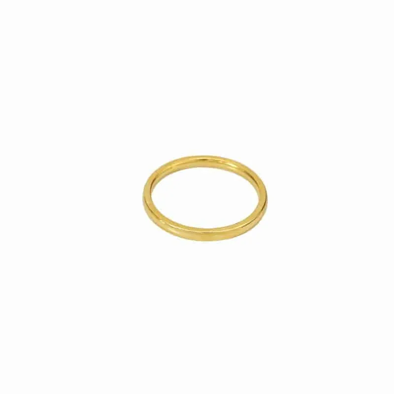 Modern Gold Signet Ring