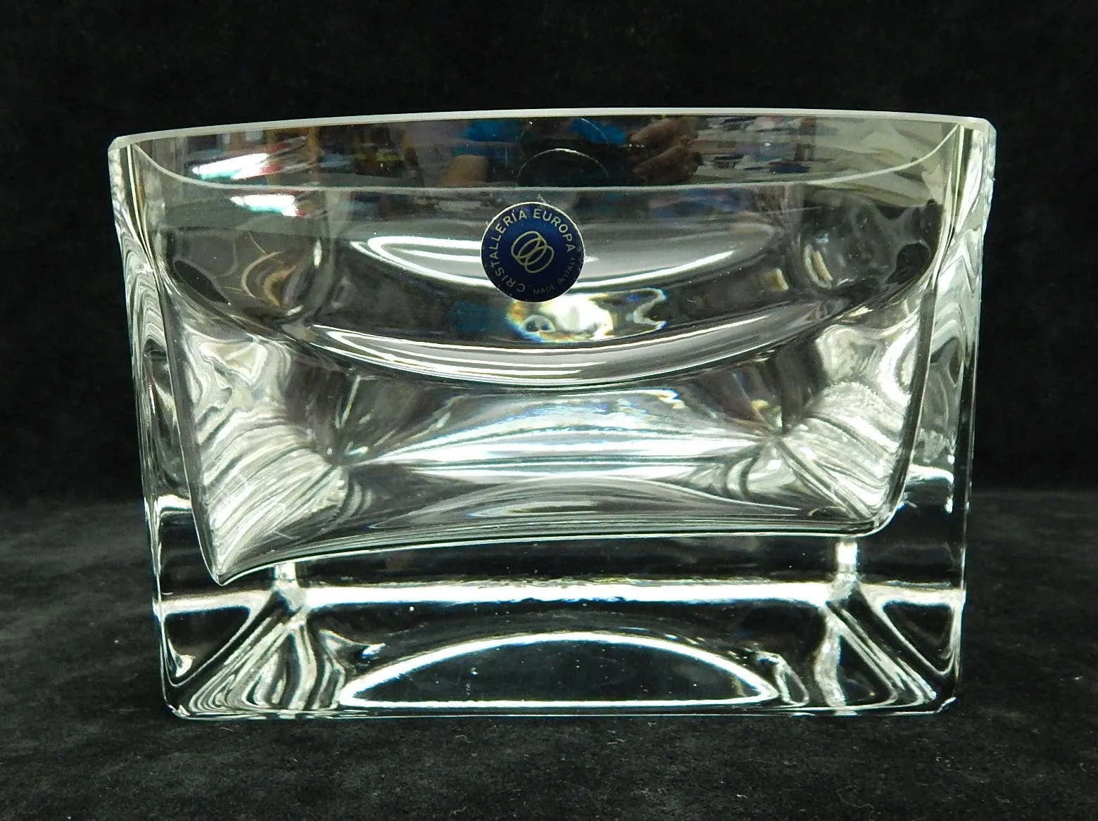 Modern Italian Crystal Bowl