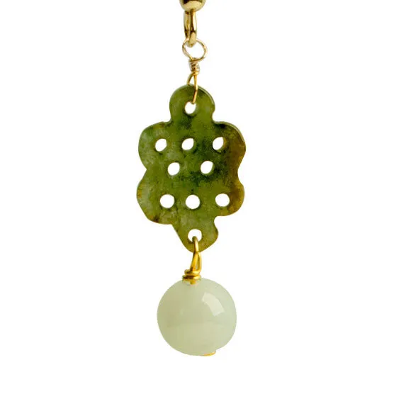 Modern Jade Earrings