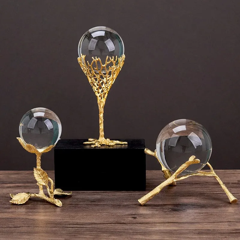 Modern Metal Crystal Ball Crafts