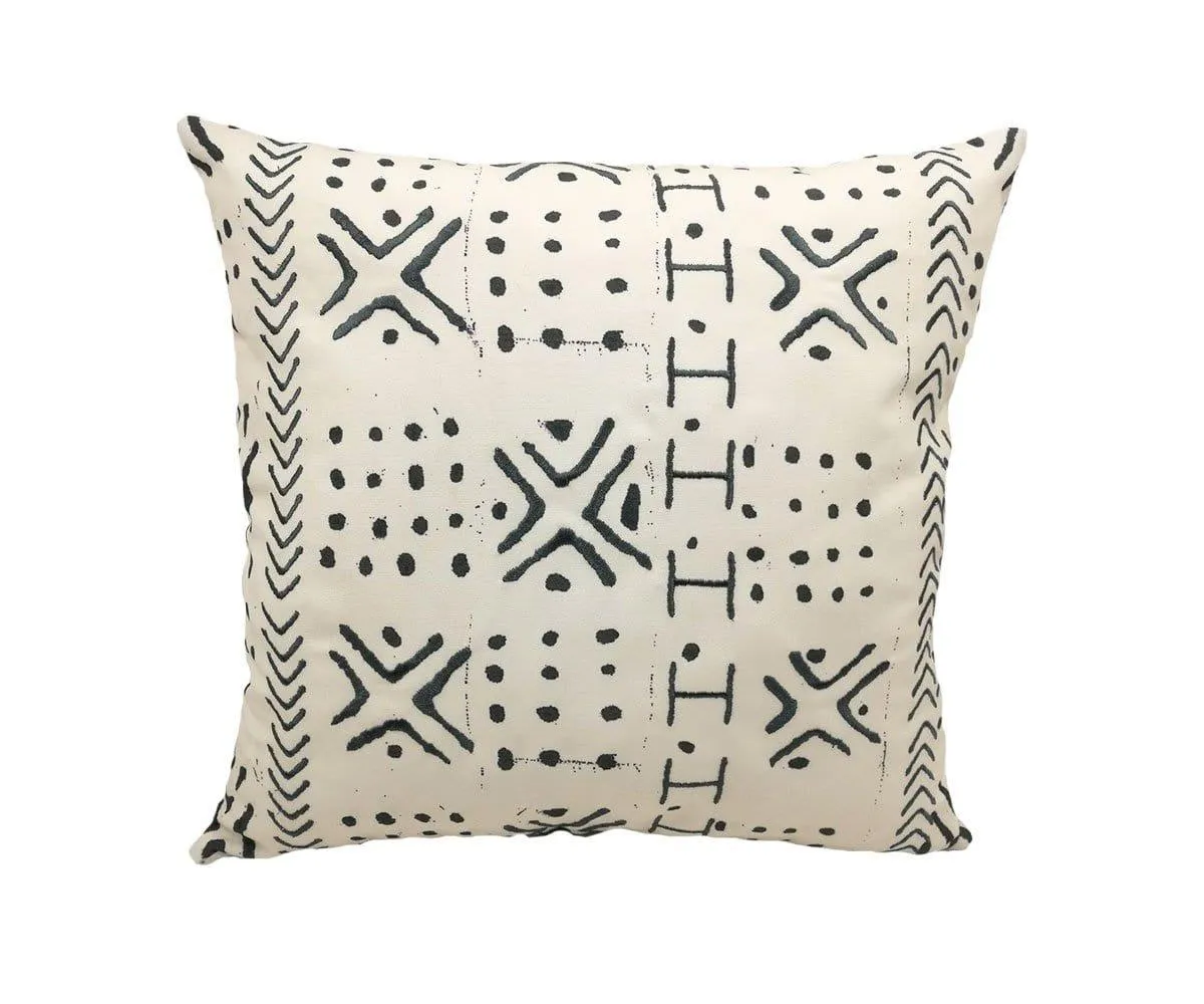 Modern Mudcloth Pillow Cover