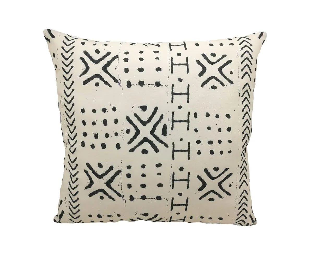 Modern Mudcloth Pillow Cover