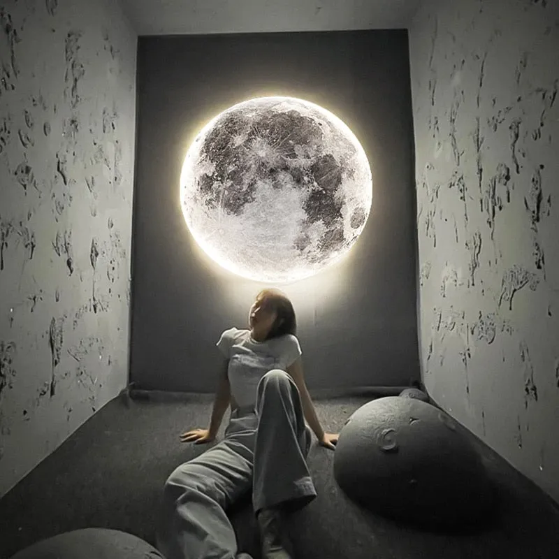 Modern Wall Moon Lamp