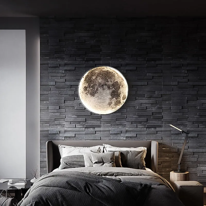 Modern Wall Moon Lamp