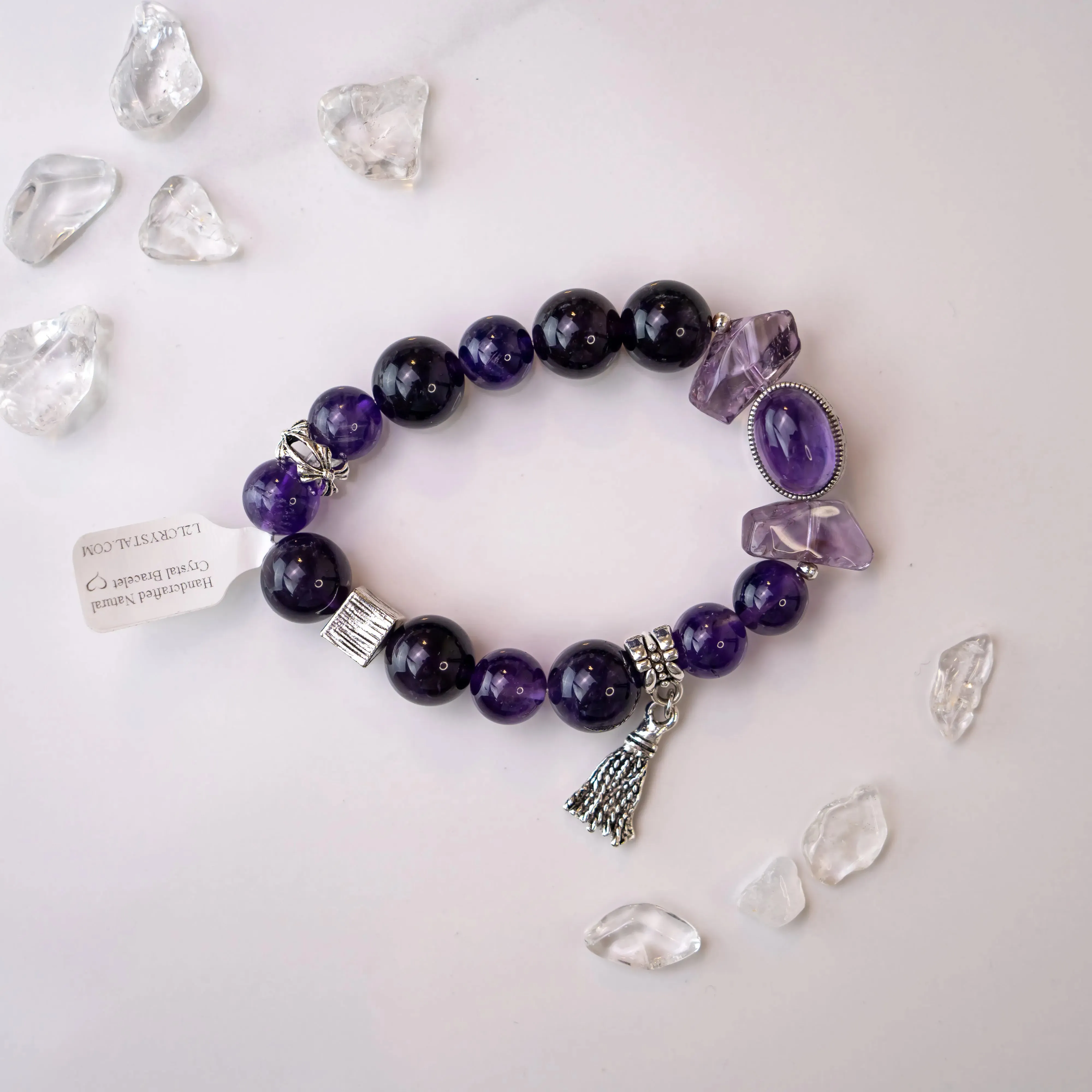 Natural Amethyst stone bracelet