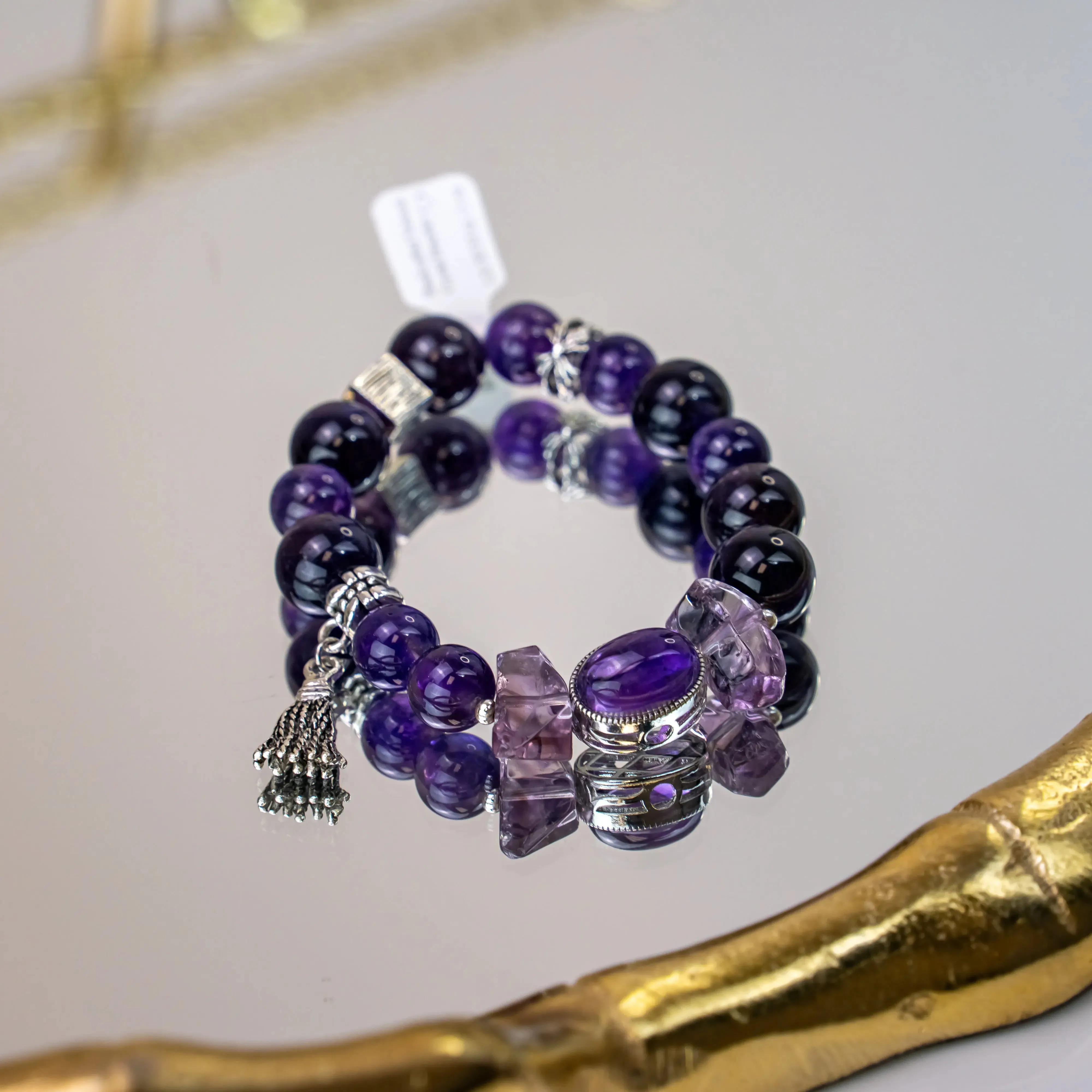 Natural Amethyst stone bracelet