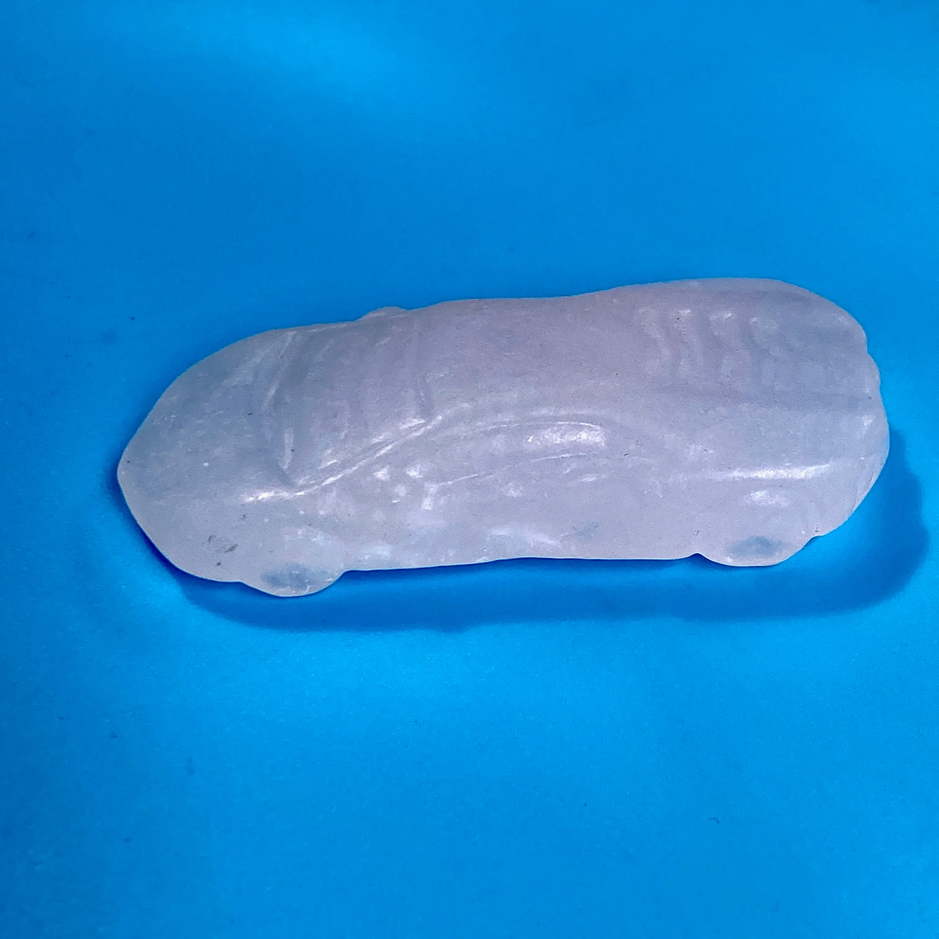 Natural Pink Jade Lamborghini Figurine