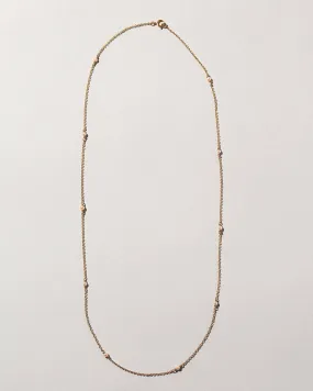 Natural Pink Seed Pearl Necklace