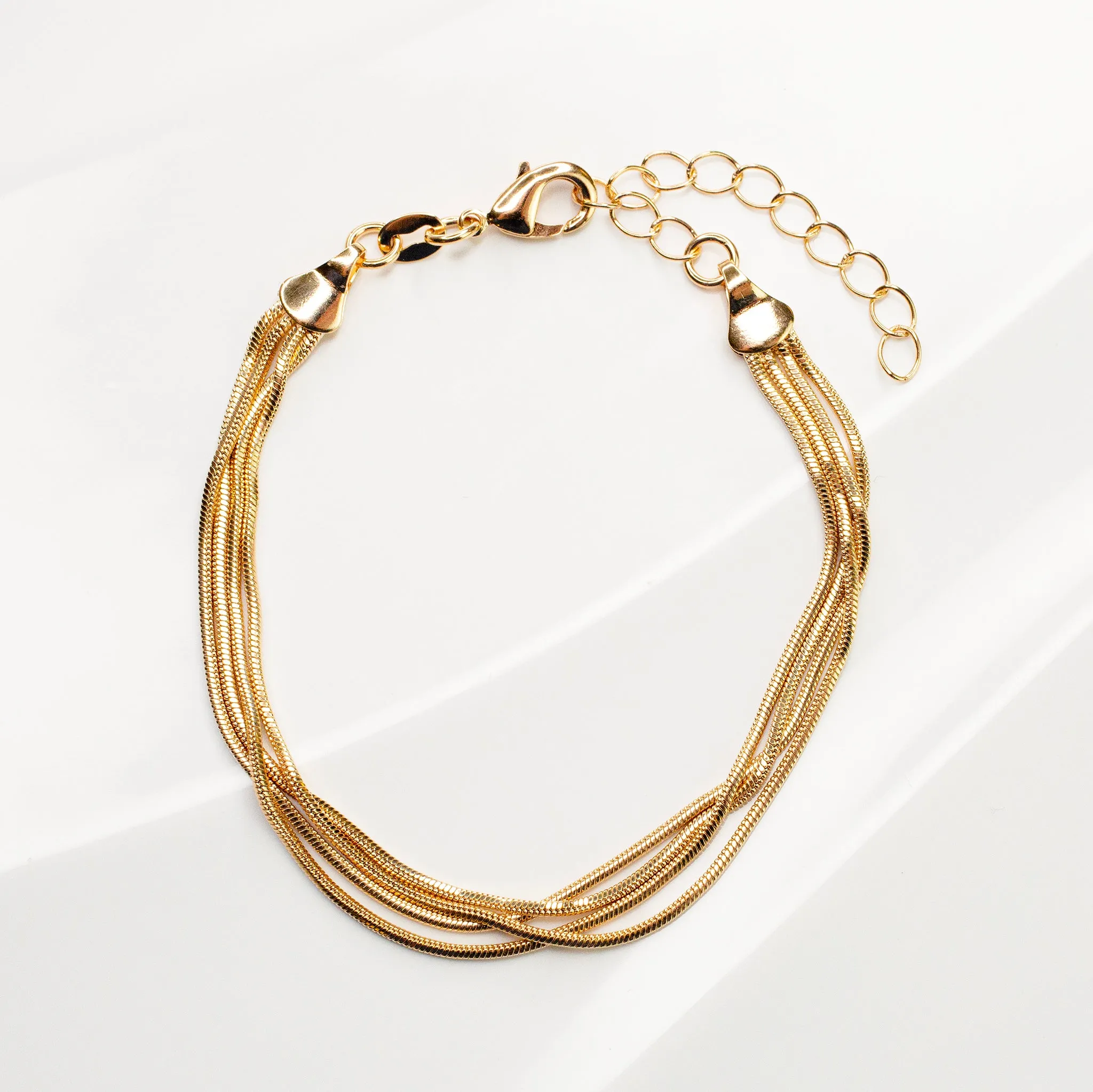 Palermo Layered Slinky Chain Bracelet