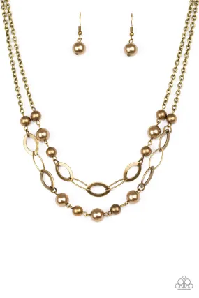 Paparazzi GLIMMER Takes All - Brass Necklace