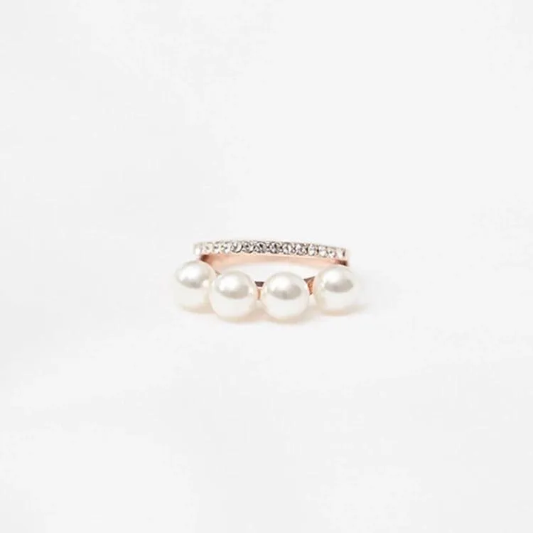 Perla Double Layered Ring