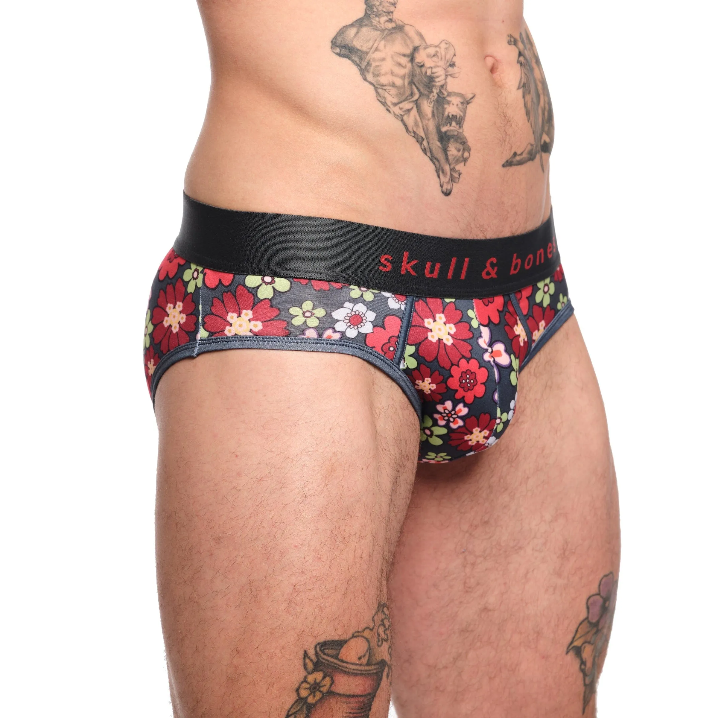 Retro Floral Brief