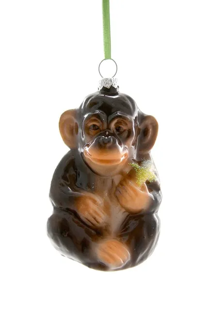  Retro Monkey  Ornament