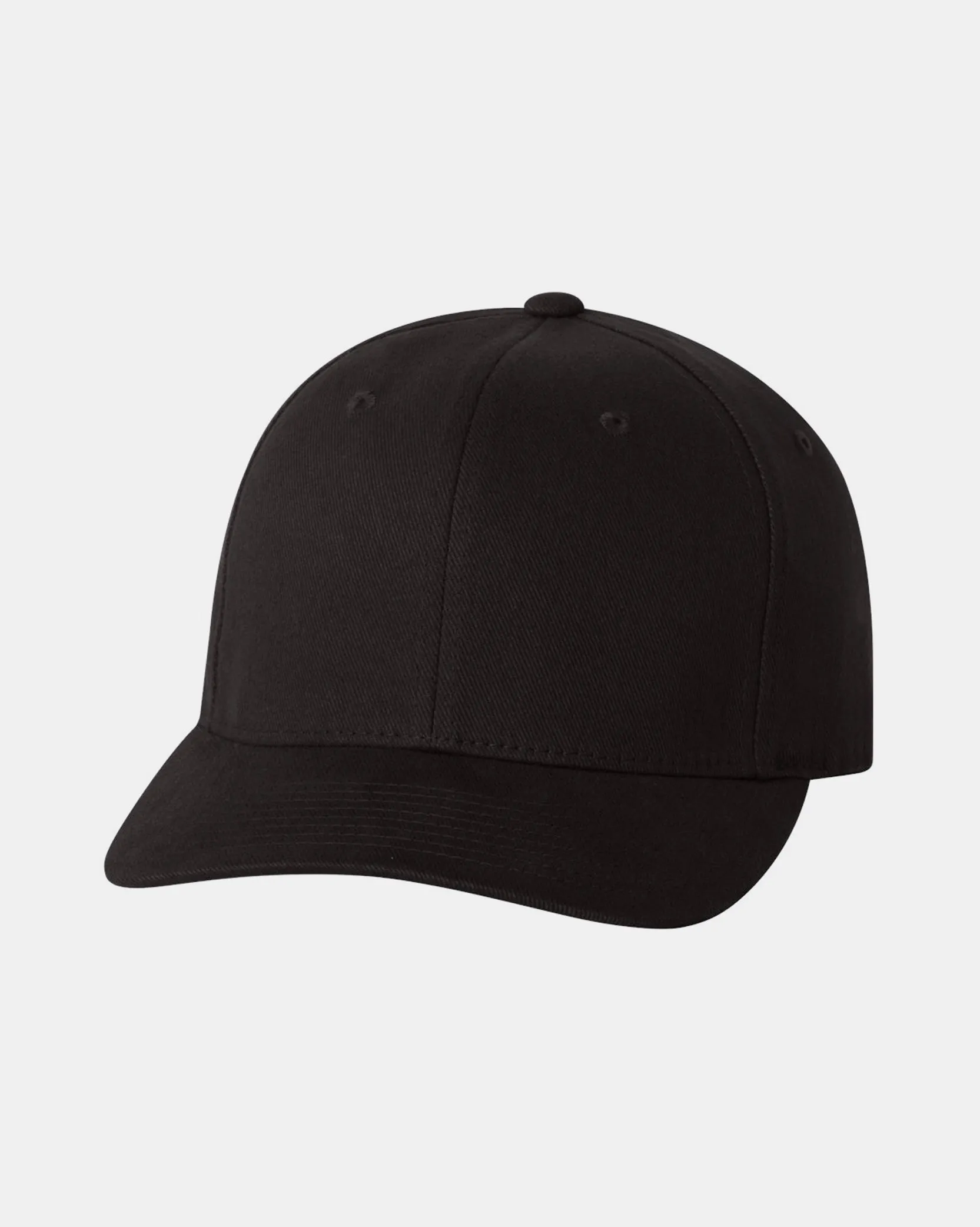 Retro Mountain Black Hat