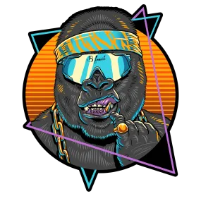 Retro Rilla - Sticker