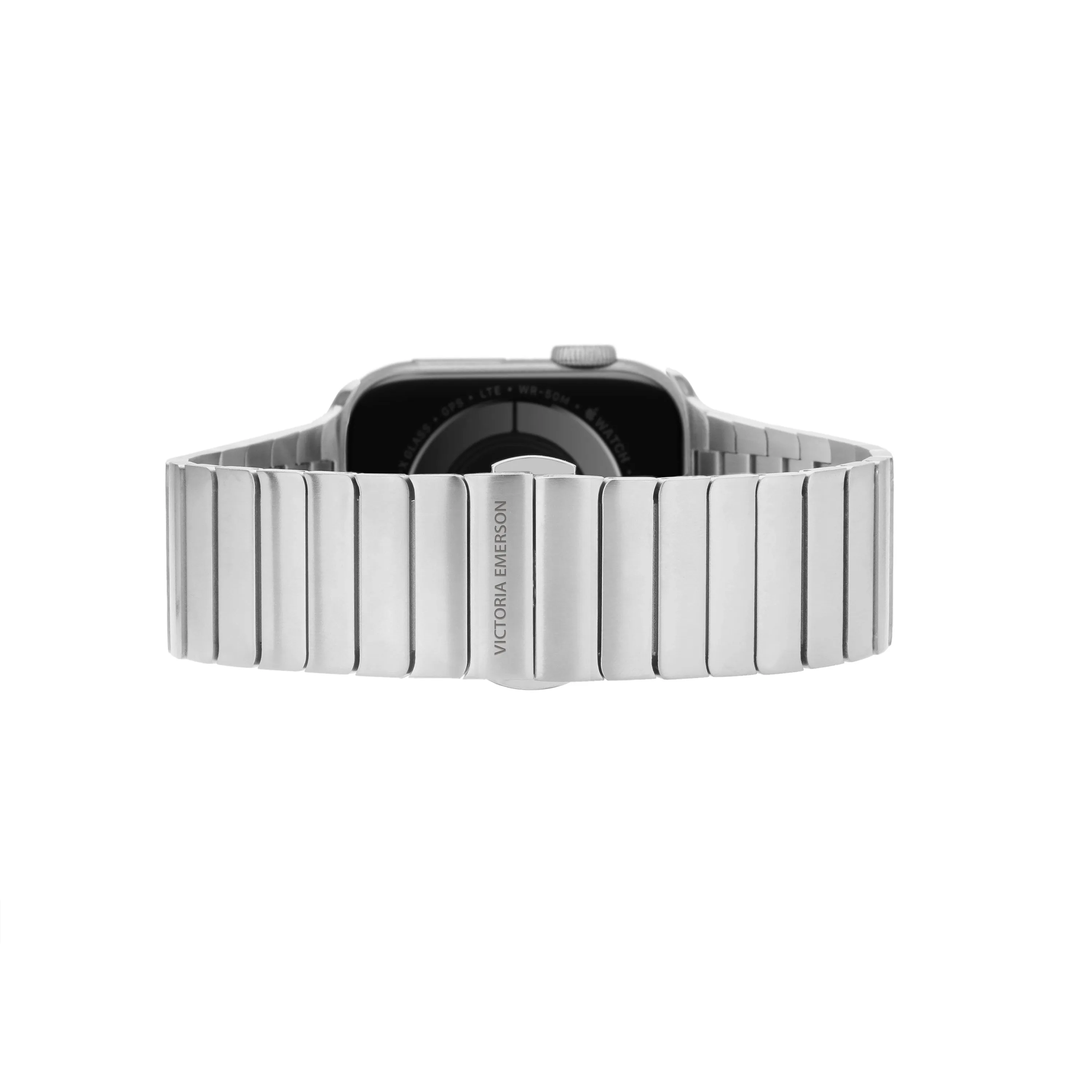 Retro Silver Apple Watch Strap