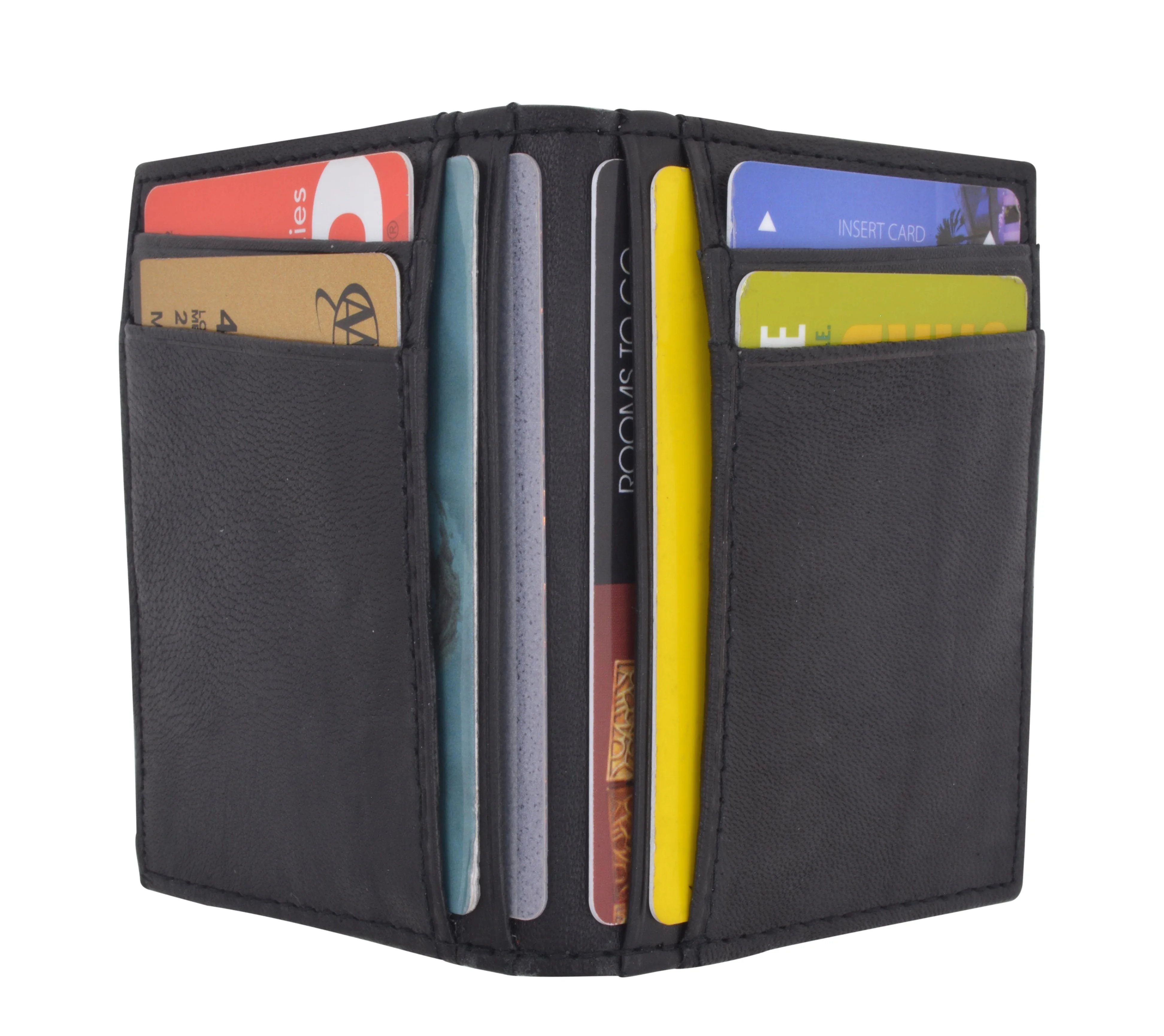 RFID Slim Design Leather Card Case