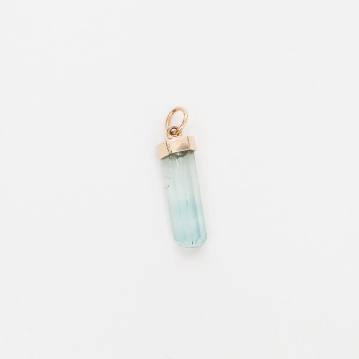 Rustic Aquamarine Charm