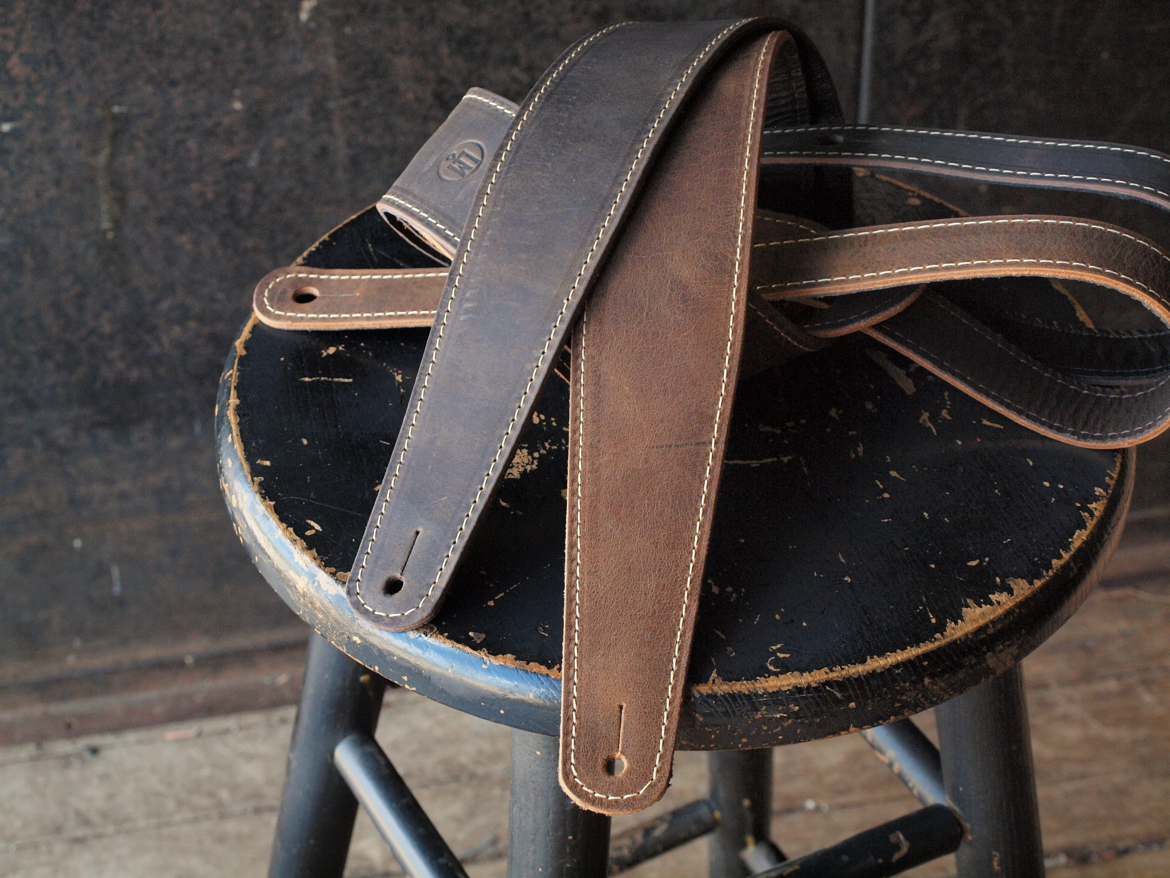 Rustic Leather Guitar Strap