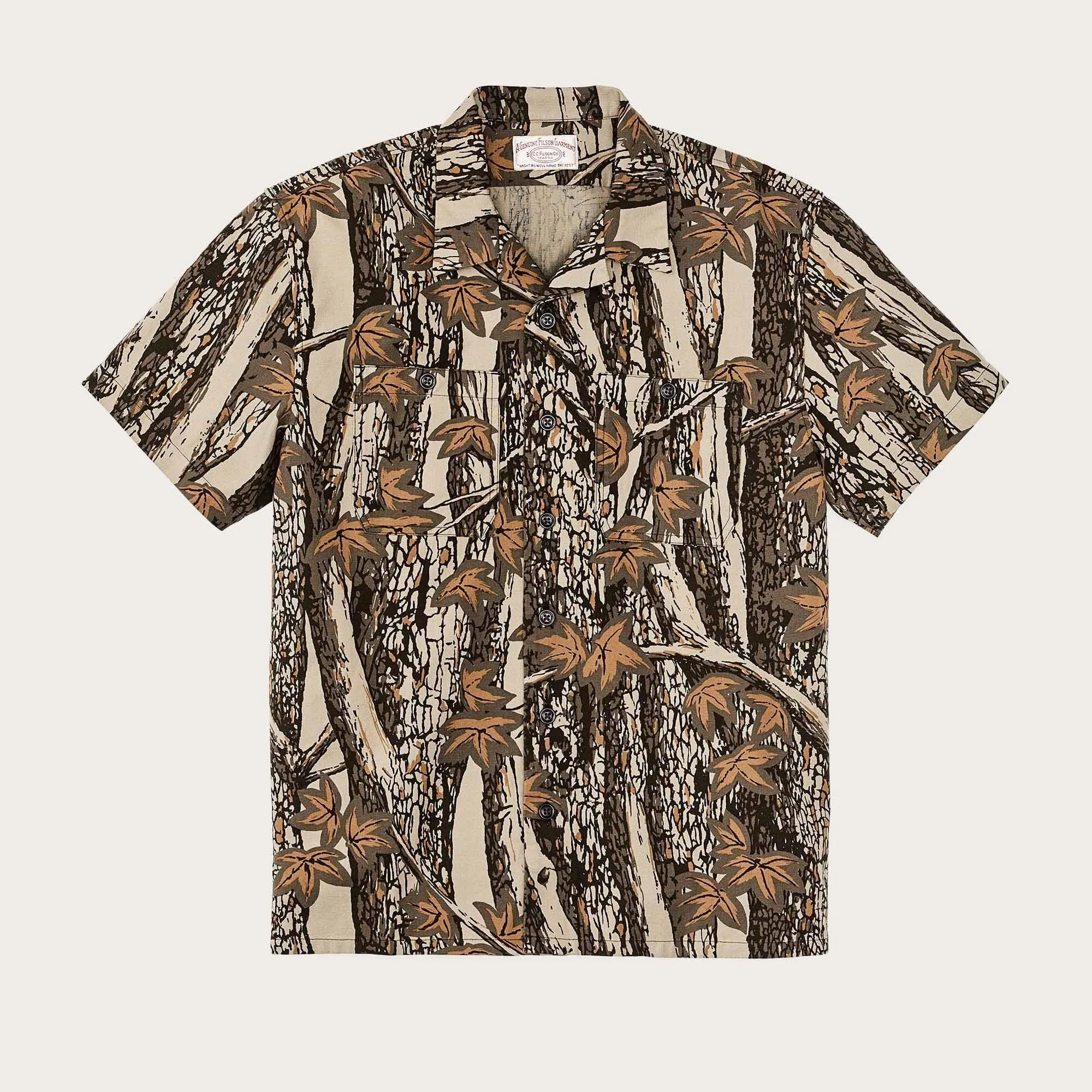 RUSTIC SHORT SLEEVE CAMP SHIRT