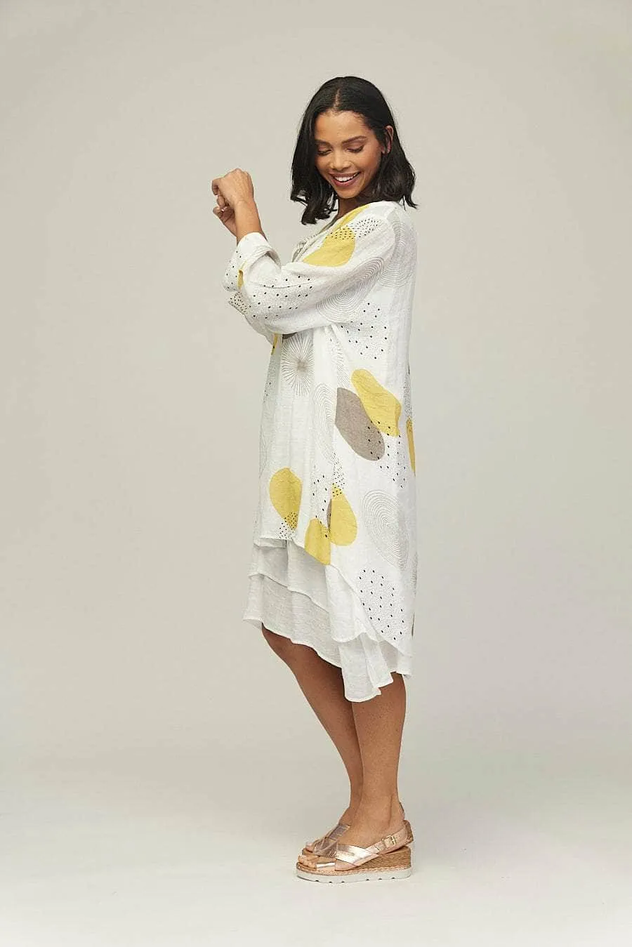 Saloos Triple-Layered Shirt Dress