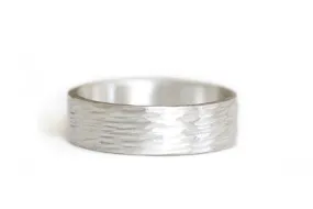 Silver Rustic Birch Band