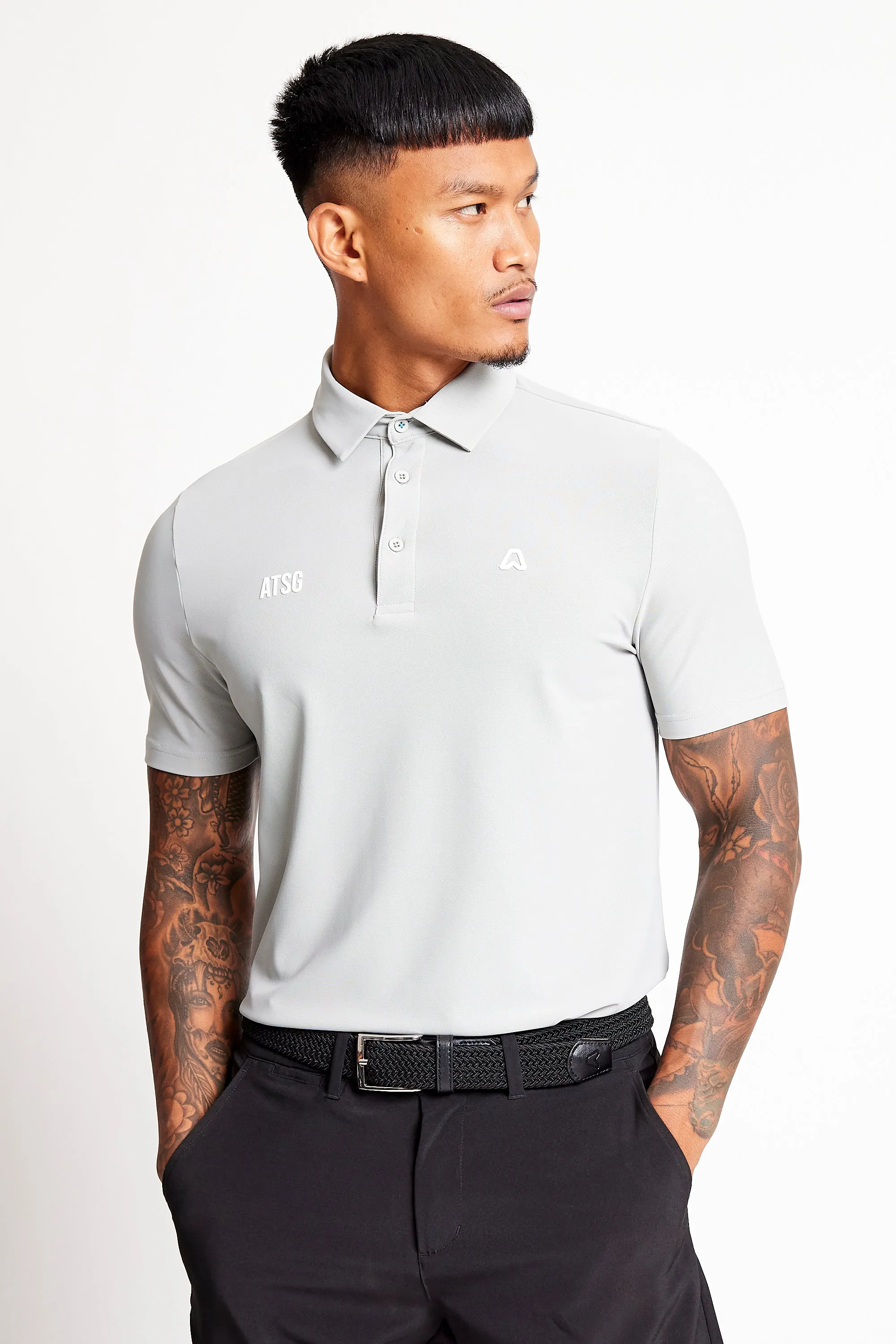 Slim Fit Polo  - Driver Grey