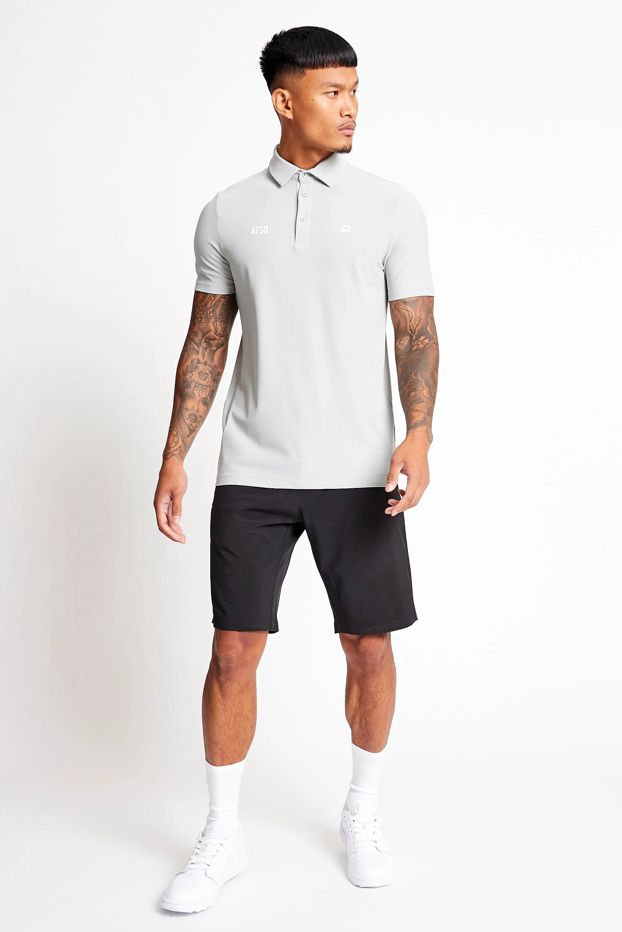 Slim Fit Polo  - Driver Grey