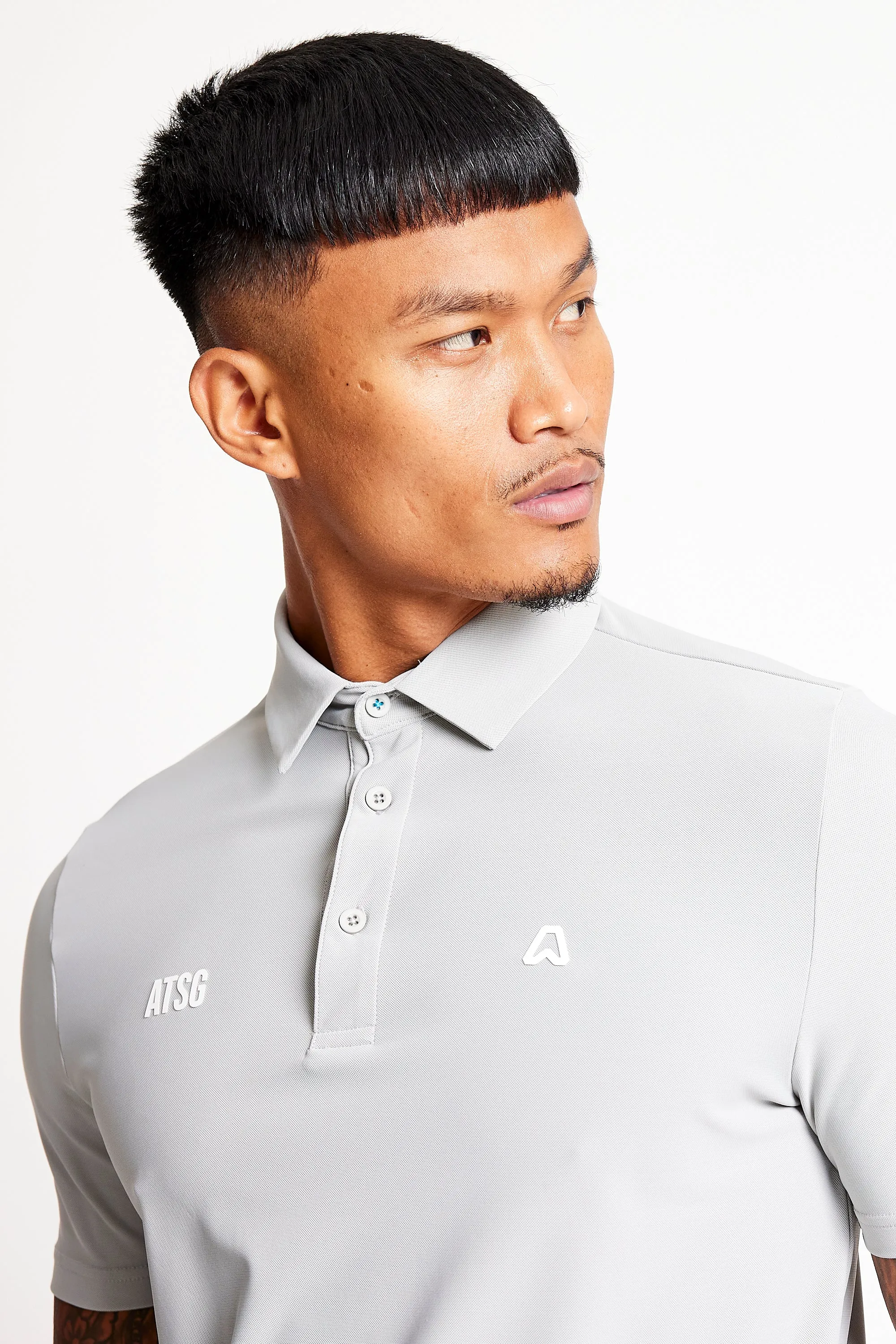 Slim Fit Polo  - Driver Grey