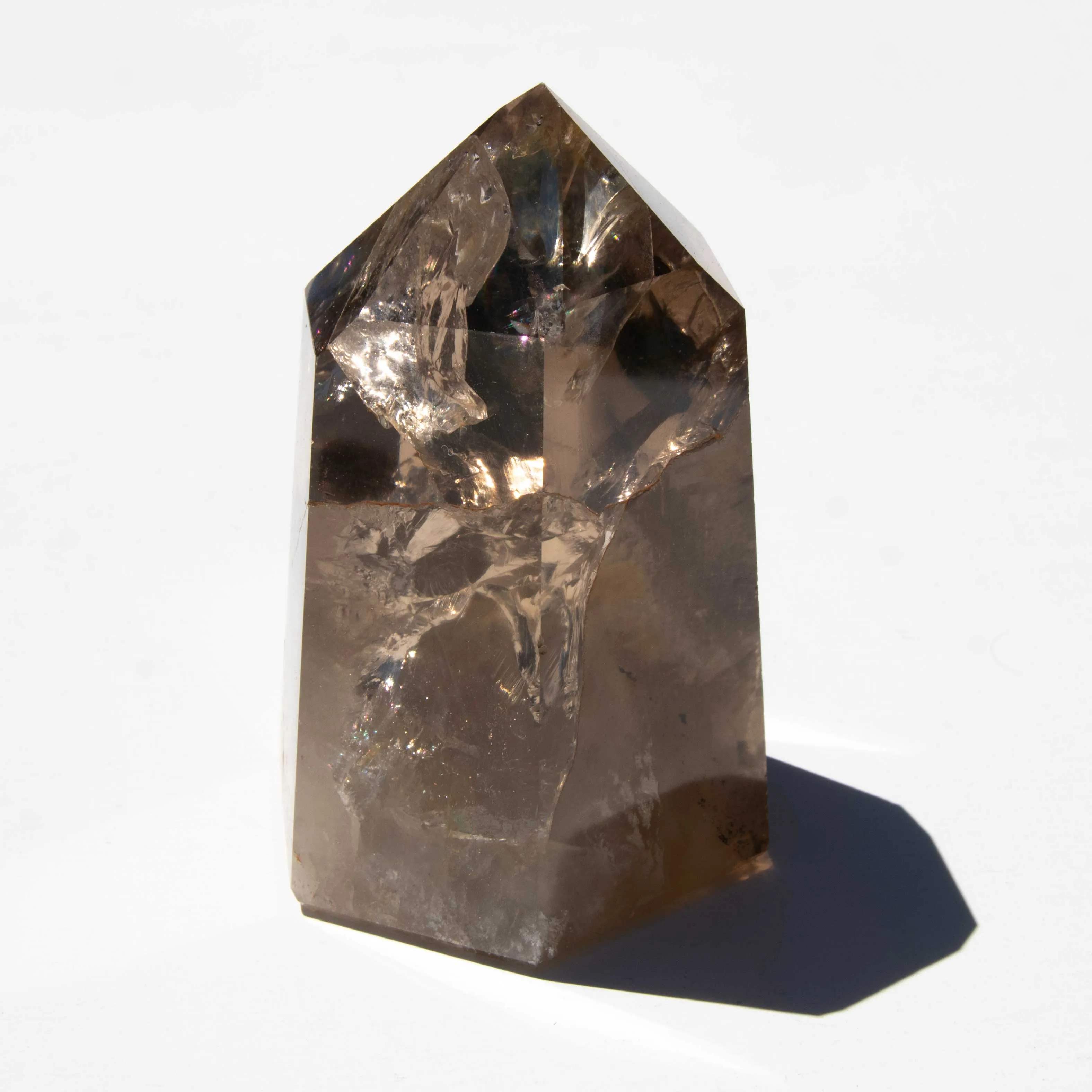 Smoky Citrine-Natural, Polished Point