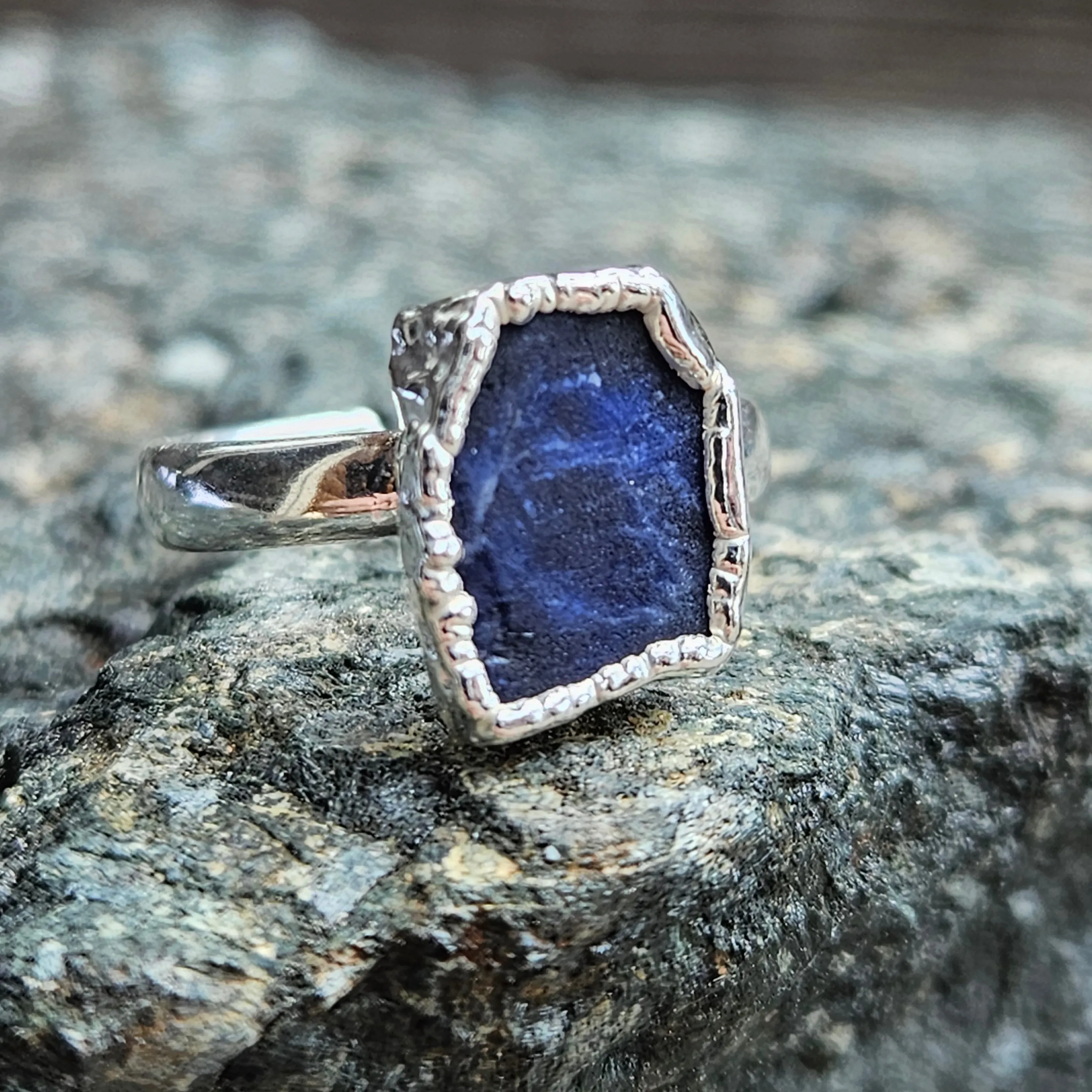 Sodalite Rustic Elegance Ring