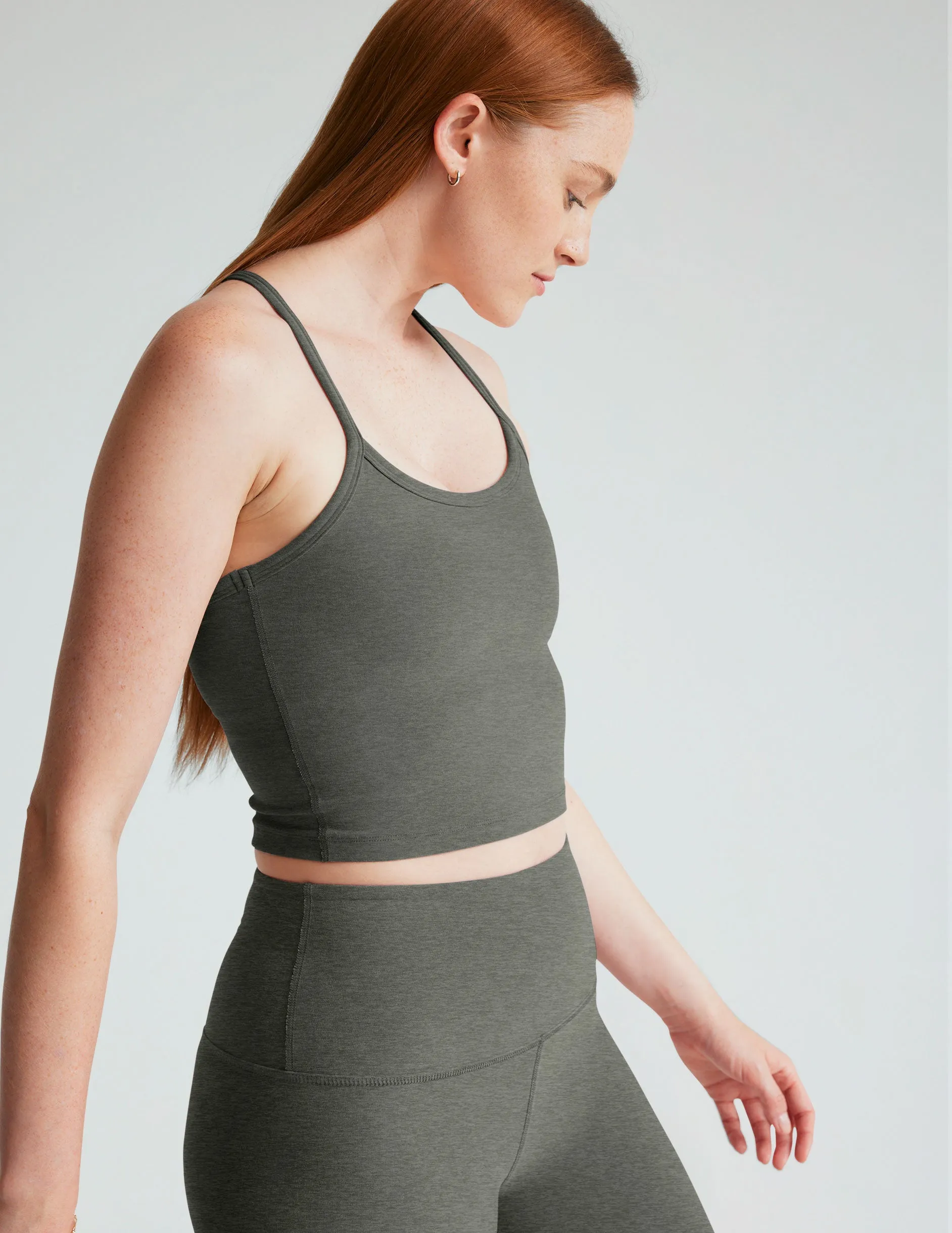 Spacedye Slim Racerback Cropped Tank