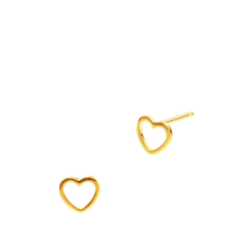 TAI RITTICHAI | Delicate Open Heart Studs