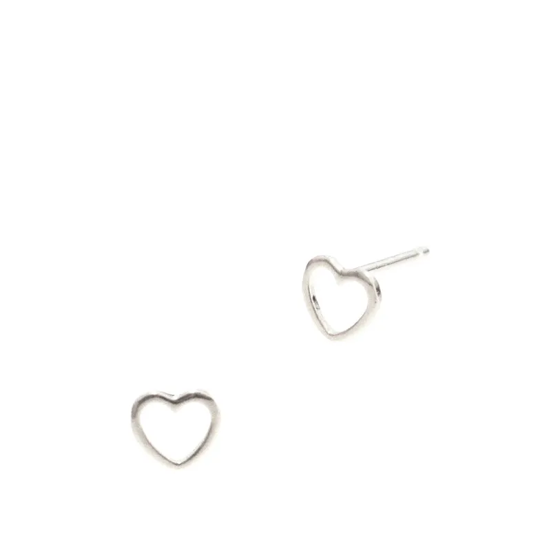 TAI RITTICHAI | Delicate Open Heart Studs