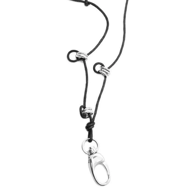 The Working Man Black Urban Man Lanyard Necklace