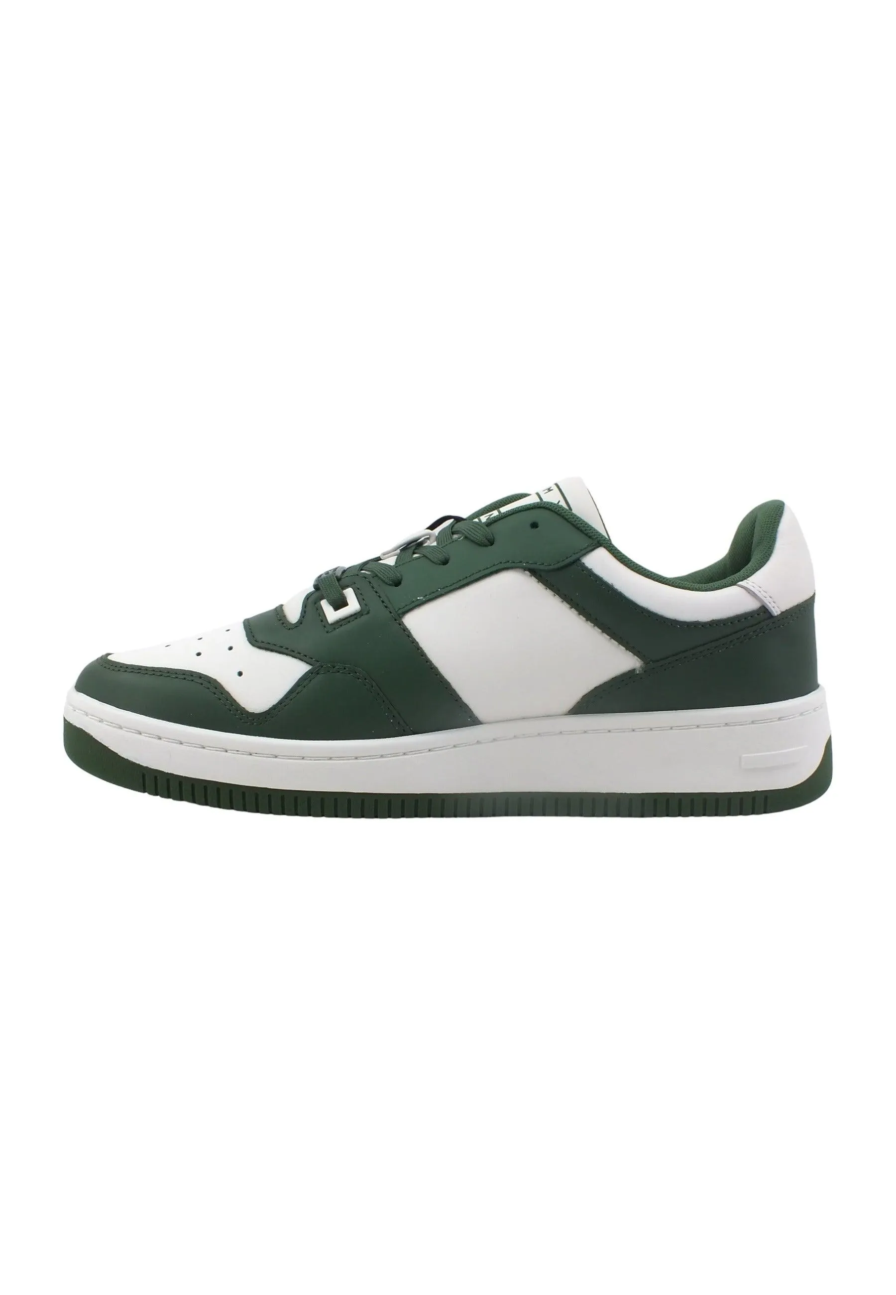 TOMMY HILFIGER Tjm Basket Premium Sneaker Uomo Urban Green EM0EM01216