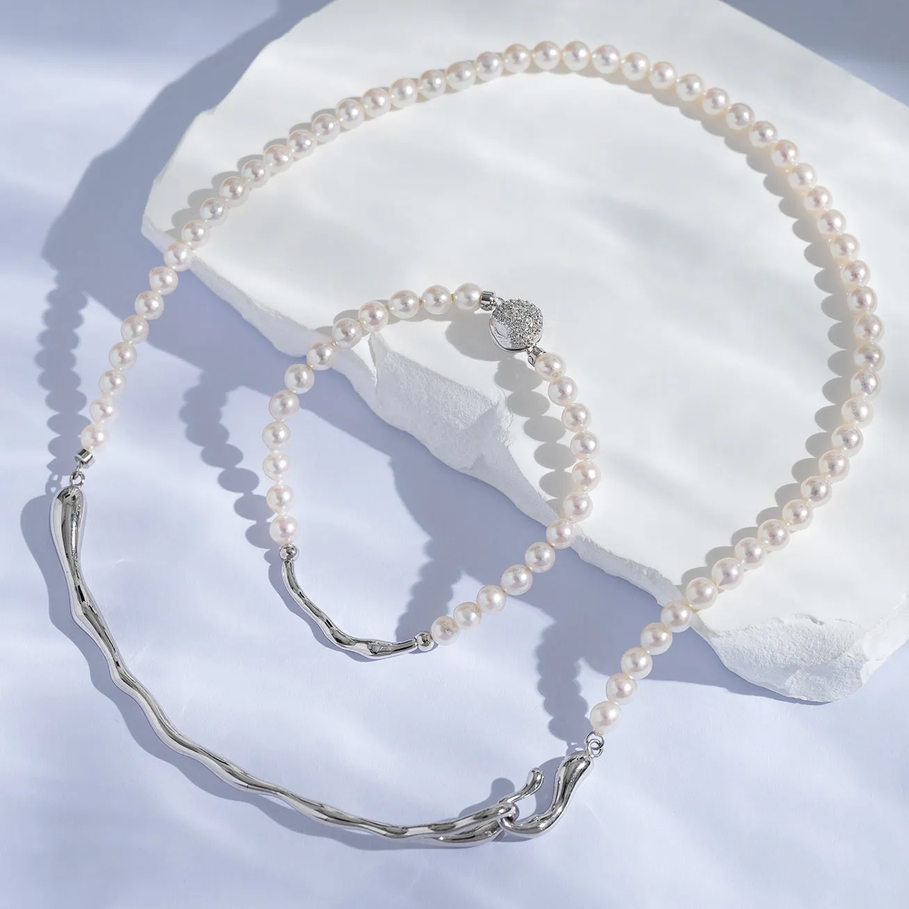 Top Grade Freshwater Pearl Bracelet WB00192 | FLUID