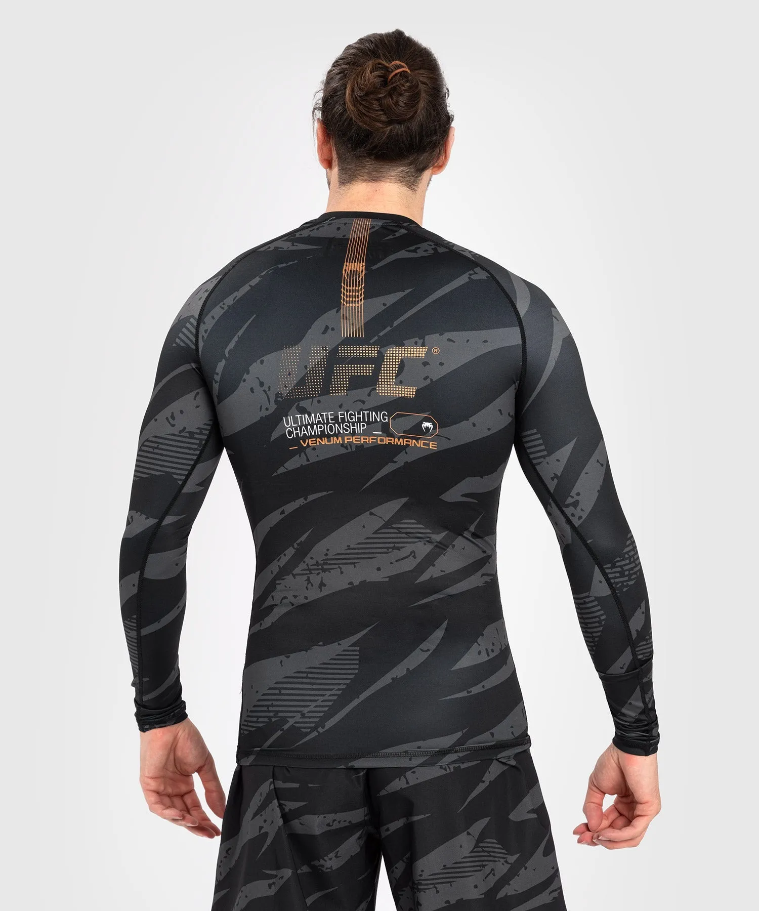 UFC Adrenaline by Venum Fight Week Performance Long Sleeve Rashguard - Urban Camo