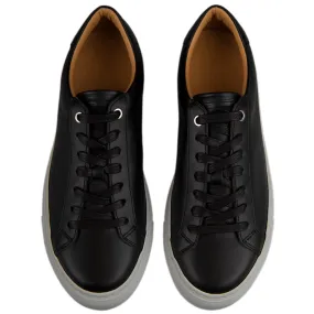 Urban Black Leather Sneakers