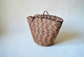 Vintage basket, Rustic basket