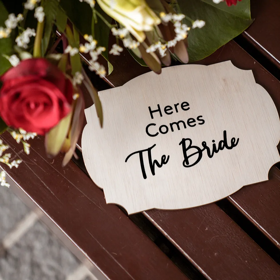 Welcome Bride Sign by Melissa C. Koh x Urban Li'l