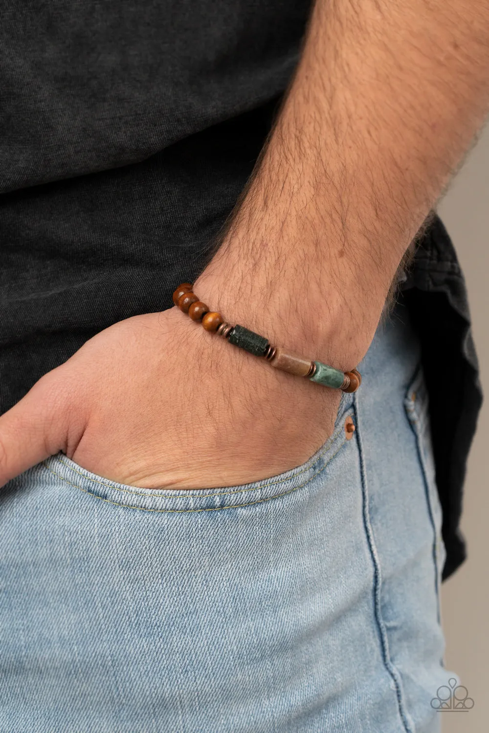 ZEN Most Wanted - Copper - Paparazzi Urban Bracelet